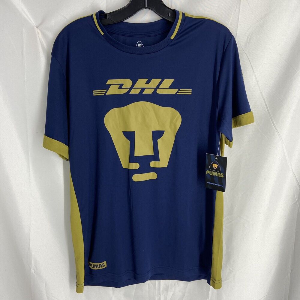 2024 Men’s DHL Pumas Authentic Jersey Blue Gold Official Size: Small NWT